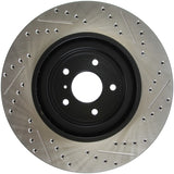 STOPTECH INFINITI G37 / NISSAN 370Z SPORTSTOP SLOTTED & DRILLED FRONT RIGHT ROTOR, 127.42100R