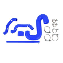 Load image into Gallery viewer, Mishimoto Subaru 02-07 WRX/04-07 STi Top-Mount Intercooler Kit - Powder Coated Silver &amp; Blue Hoses - eliteracefab.com