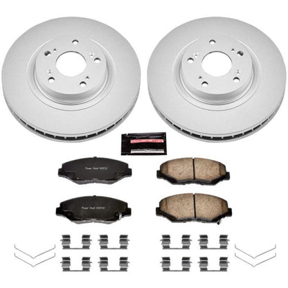 Power Stop 13-15 Acura ILX Front Z17 Evolution Geomet Coated Brake Kit PowerStop