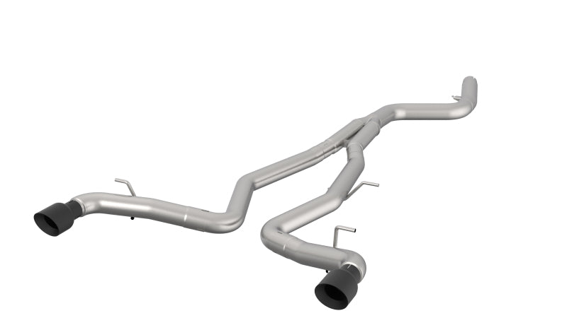 Kooks 2020 Toyota Supra 3.5in x 3in SS Muffler Delete Catback Exhaust w/Black Tips - eliteracefab.com