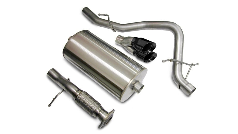 Corsa 07-08 Chevrolet Tahoe 5.3L V8 Black Sport Cat-Back Exhaust CORSA Performance