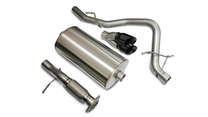 Corsa 07-08 Chevrolet Tahoe 5.3L V8 Black Sport Cat-Back Exhaust CORSA Performance