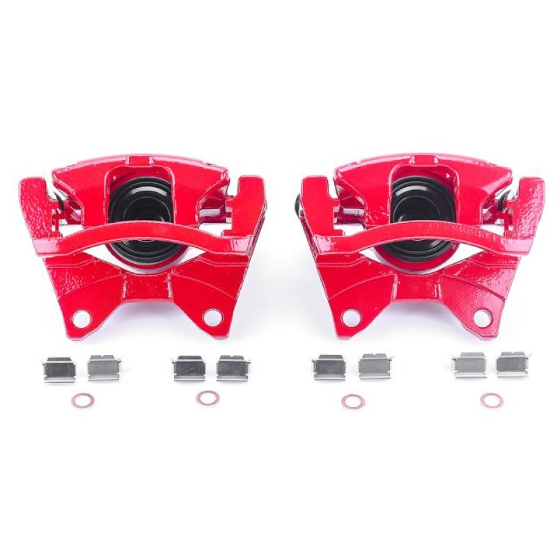 Power Stop 07-11 Dodge Nitro Rear Red Calipers w/Brackets - Pair - eliteracefab.com