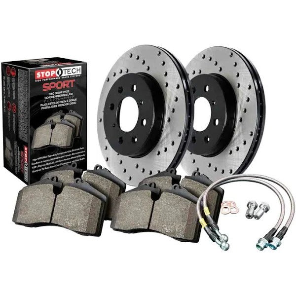 StopTech SPORT AXLE PACK DRILLED ROTOR, REAR, 979.33039R - eliteracefab.com