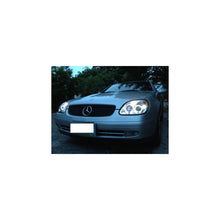 Load image into Gallery viewer, Spyder Mercedes Benz SLK 98-04 Projector Halogen Model- LED Halo Chrm PRO-YD-MBSLK98-1PC-HL-C - eliteracefab.com