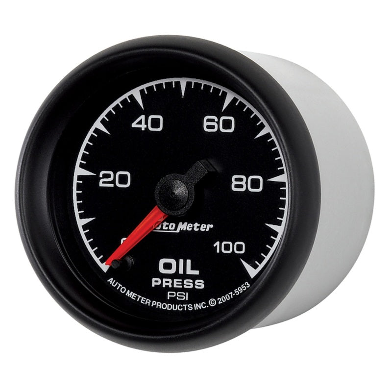 AutoMeter GAUGE; OIL PRESSURE; 2 1/16in.; 100PSI; DIGITAL STEPPER MOTOR; ES - eliteracefab.com