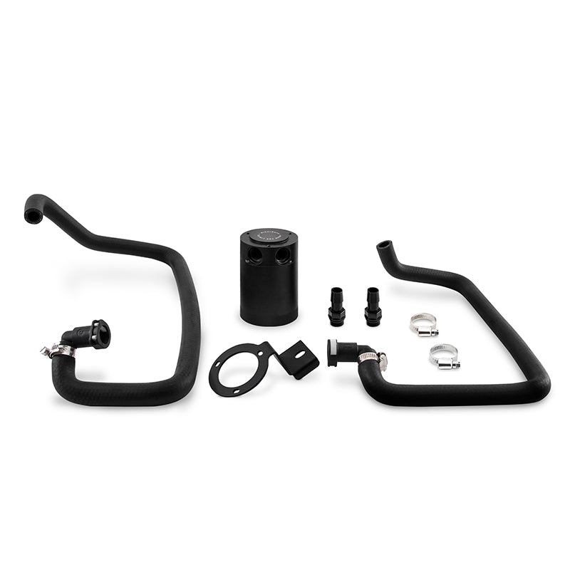 Mishimoto 2015+ Ford Mustang EcoBoost Baffled Oil Catch Can Kit - Black - eliteracefab.com