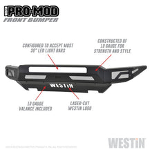 Load image into Gallery viewer, Westin 17-20 Ford F-150 Raptor Pro-Mod Front Bumper