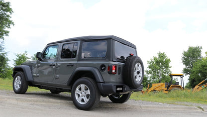 Corsa 18+ Jeep Wrangler JL 2.5in Dual Rear Turn Down Exit Sport Axle-Back Exhaust CORSA Performance