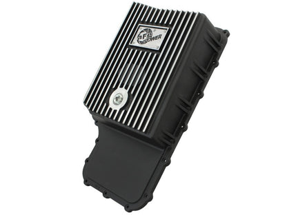 aFe Power Transmission Pan Black Machined 11-14 Ford 6R140 Trucks V8 6.7L (td) - eliteracefab.com