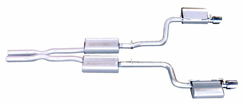 Gibson 06-10 DODGE CHARGER SRT-8 / MAGNUM 6.1L, ,STAINLESS DUAL EXHAUST - 617004 Gibson