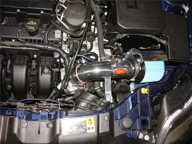 Injen 12 Ford Focus 2.0L 4cyl Polished Air Intake w/MR Tech, Web Nano-Fiber Dry Filter & Heat Shield - eliteracefab.com