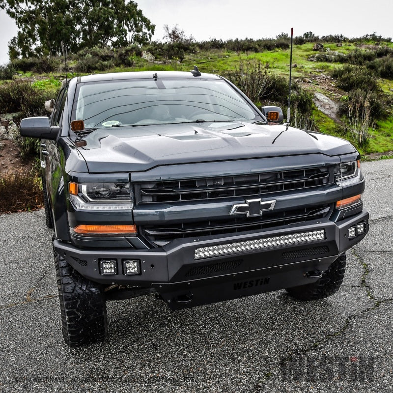 Westin 16-19 Chevy/GMC Silverado/Sierra 1500 Pro-Mod Front Bumper - eliteracefab.com