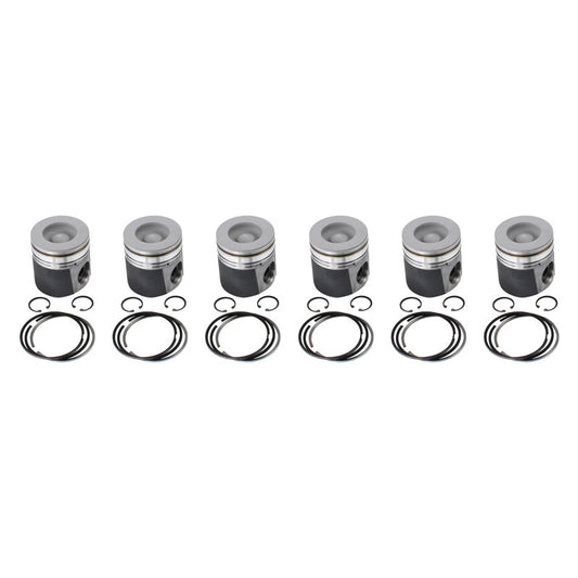 Industrial Injection 98.5-02 Dodge 24V Mahle Piston Standard Size Coated Tops / Skirts Industrial Injection
