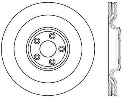 StopTech Slotted & Drilled Sport Brake Rotor Stoptech