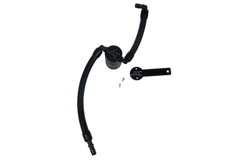 J&L 2019 Dodge Ram 1500 5.7L Oil Separator 3.0 Passenger Side - Black Anodized - eliteracefab.com