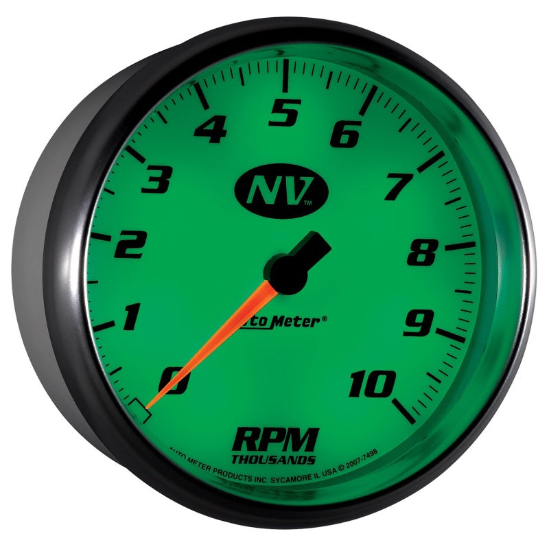 AutoMeter Gauge Tachometer 5in. 10K RPM In-Dash NV 7498