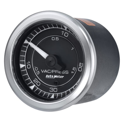 Autometer Chrono 2-1/16in 30INHG-30PSI Vaccum/Boost Gauge 8159