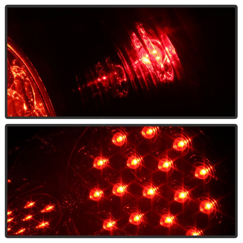 Spyder Nissan 350Z 03-05 LED Tail Lights Smoke ALT-YD-N350Z02-LED-SM - eliteracefab.com