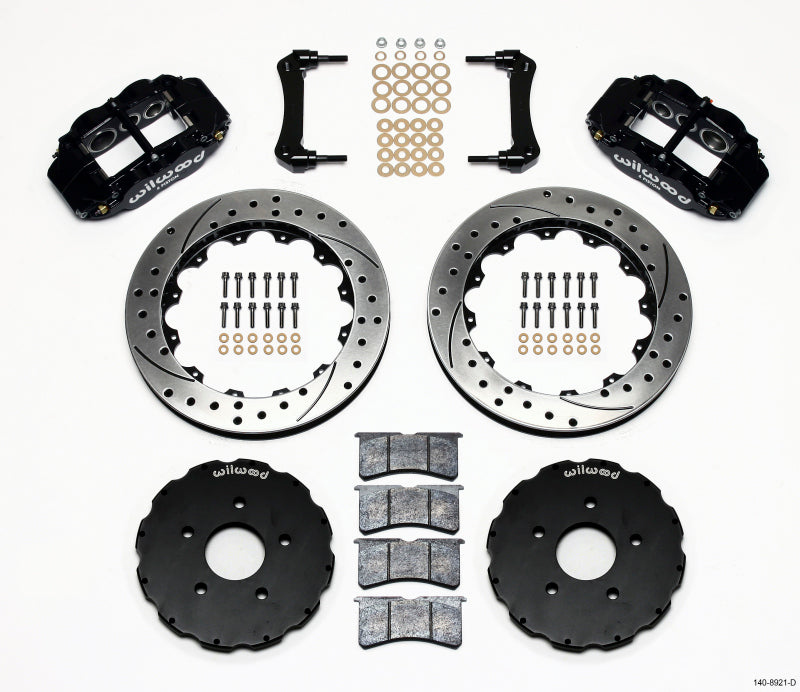 Wilwood Narrow Superlite 6R Front Hat Kit 13.06in Drilled 2005-up Corvette C6 Wilwood