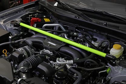 Perrin 2013+ BRZ/FR-S/86/GR86 Strut Brace - Neon Yellow Wrinkle - eliteracefab.com