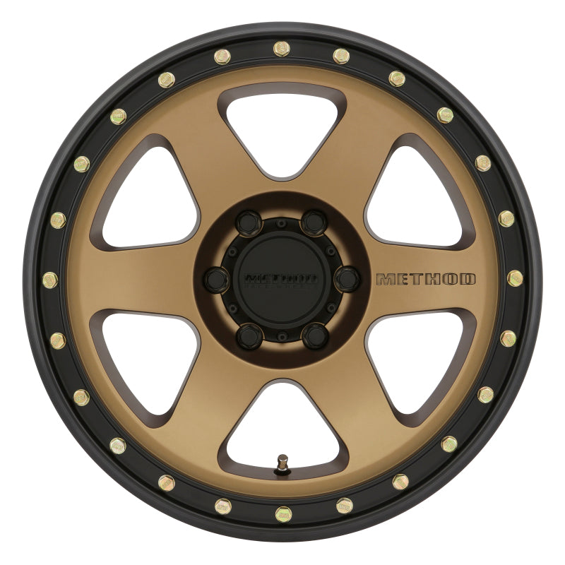 Method MR310 Con6 17x8.5 0mm Offset 6x5.5 106.25mm CB Method Bronze/Black Street Loc Wheel - eliteracefab.com