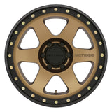 Method MR310 Con6 17x8.5 0mm Offset 6x5.5 106.25mm CB Method Bronze/Black Street Loc Wheel