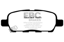 Load image into Gallery viewer, EBC 03-05 Infiniti FX35 3.5 Yellowstuff Rear Brake Pads - eliteracefab.com