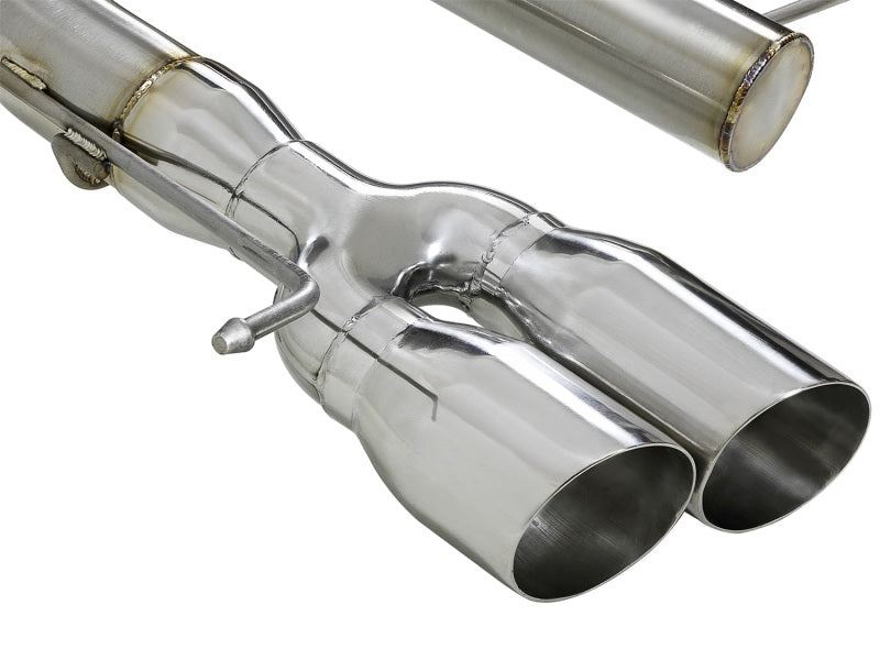 aFe MACHForce XP 08-13 BMW 135i L6-2.0L N54/N55 3in. 304 SS Axle-Back Exhaust w/Polished Tips - eliteracefab.com