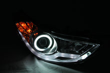 Load image into Gallery viewer, ANZO 2011-2014 Hyundai Elantra Projector Headlights w/ Halo Chrome (CCFL)