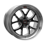 Weld S76 17x10 / 5x115mm BP / 6.7in. BS Black Wheel (High Pad) - Non-Beadlock