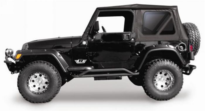 Rampage 1997-2006 Jeep Wrangler(TJ) Complete Top - Black Diamond - eliteracefab.com