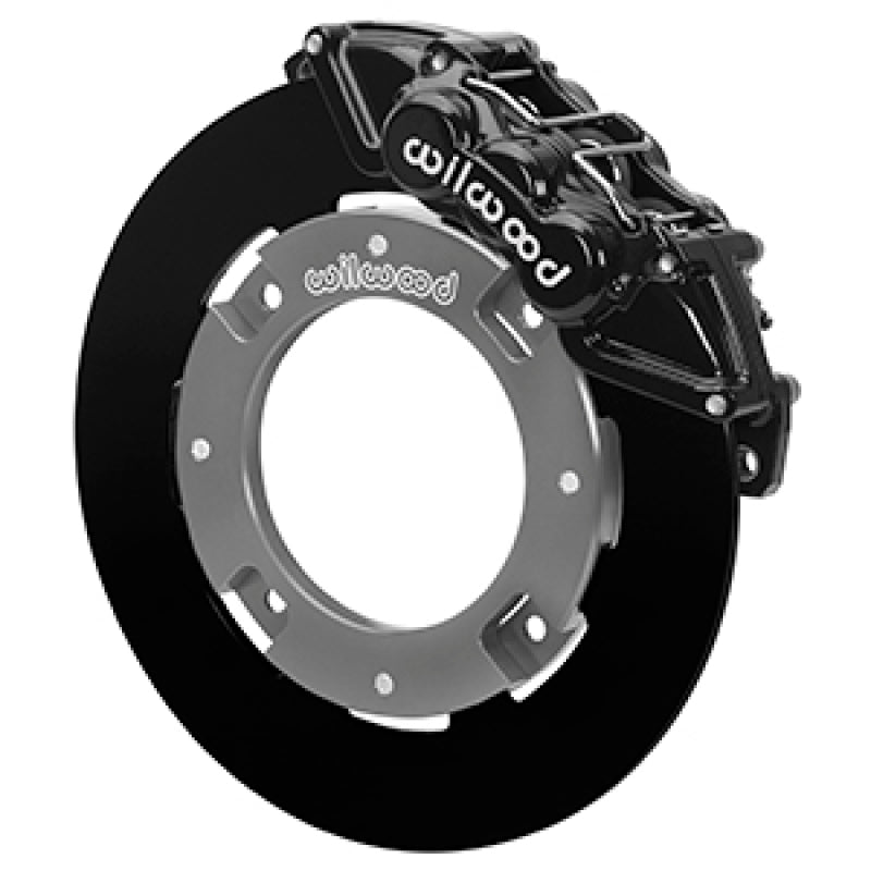 Wilwood 17-21 Can-Am X3RS Black 6-Piston Front Kit 11.25in - Undrilled Rotors Wilwood