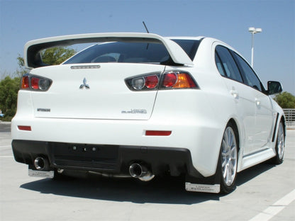 aFe Takeda Exhaust 304SS Dual Cat-Back w/ Polished Tips 08-13 Mitsubishi Lancer Evo X L4 2.0L Turbo aFe