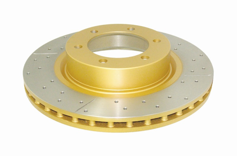 DBA 90-00 Mitsubishi Montero Front Street Series Drilled & Slotted Rotor DBA