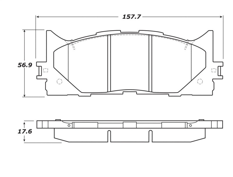 StopTech Street Touring 16-17 Toyota Camry Front Brake Pads - eliteracefab.com