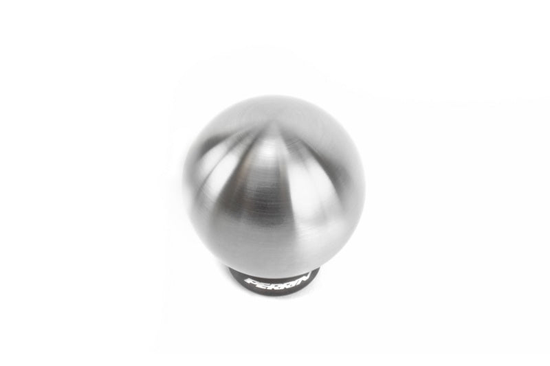 Perrin 13-20 & 2022 BRZ / 2022 Toyota GR86 Automatic Brushed Ball 2.0in SS Shift Knob - eliteracefab.com