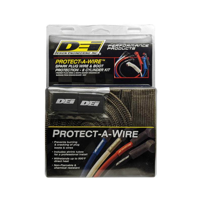 DEI Protect-A-Boot and Wire Kit 8 Cylinder - Titanium DEI