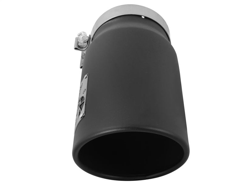 aFe Diesel Exhaust Tip Bolt On Black 5in Inlet x 6in Outlet x 12in Long - eliteracefab.com