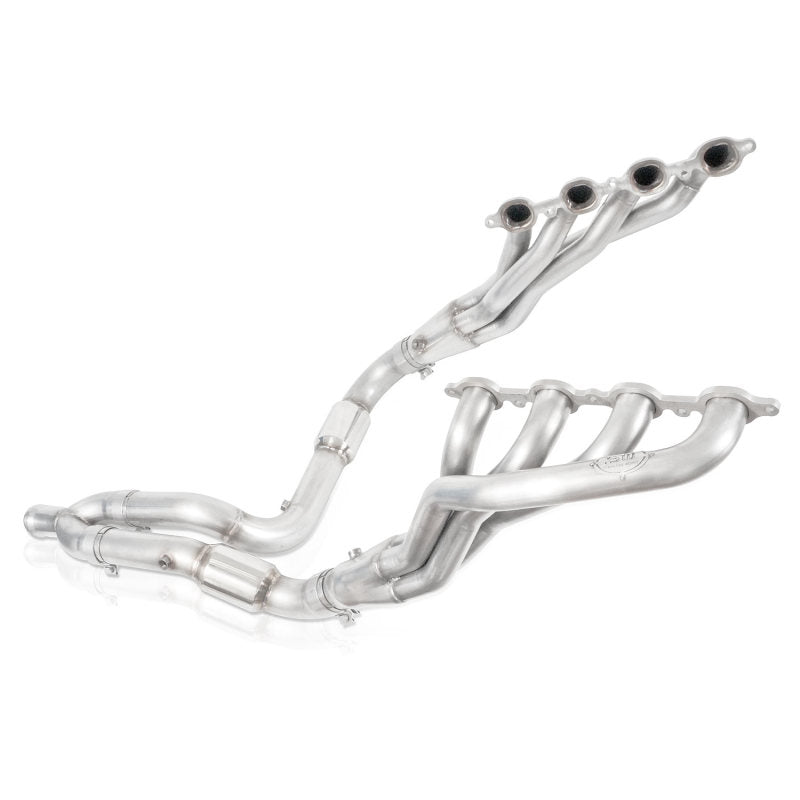 Stainless Works 2007-13 Chevy Silverado/GMC Sierra Headers 1-7/8in Primaries High-Flow Cats Y-Pipe - eliteracefab.com