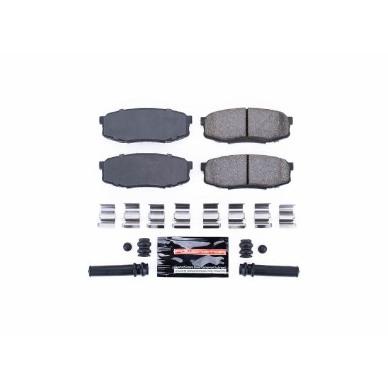 Power Stop 08-11 Lexus LX570 Rear Z23 Evolution Sport Brake Pads w/Hardware - eliteracefab.com