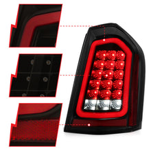 Load image into Gallery viewer, ANZO 11-14 Chrysler 300 LED Taillights Black w/ Sequential - eliteracefab.com