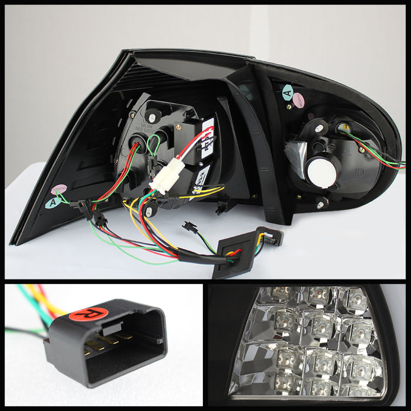 Spyder Volkswagen Golf V 06-09 LED TURN SIGNAL LED Tail Lights Black ALT-YD-VG03-LED-BK - eliteracefab.com