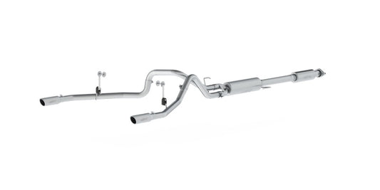 MBRP 2015 Ford F-150 5.0L 3in Cat Back Dual Split Rear Exit T409 Exhaust System - eliteracefab.com
