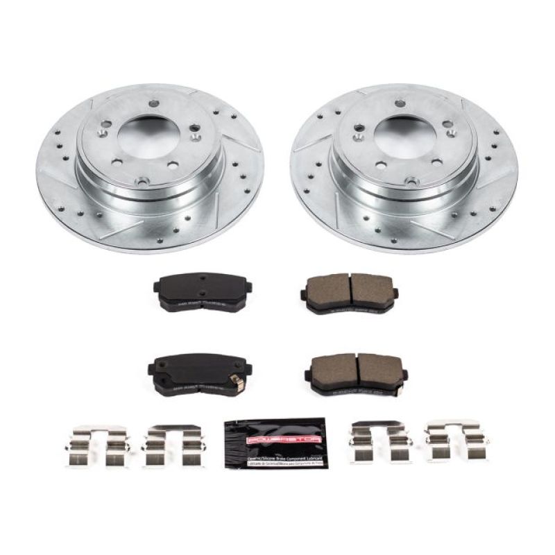 Power Stop 16-19 Hyundai Sonata Rear Z23 Evolution Sport Brake Kit - eliteracefab.com