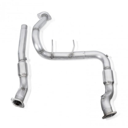 STAINLESS WORKS Full 3" Downpipe High-Flow Cats Ford F-150 Raptor 17-20 - eliteracefab.com