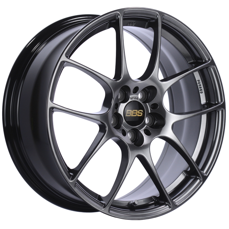 BBS RF 17x7.5 5x100 ET48 Diamond Black Wheel -70mm PFS/Clip Required BBS