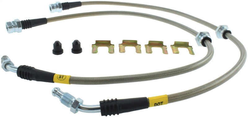 STOPTECH 04 VW GOLF R32 AWD FRONT STAINLESS STEEL BRAKE LINE KIT, 950.33013 - eliteracefab.com