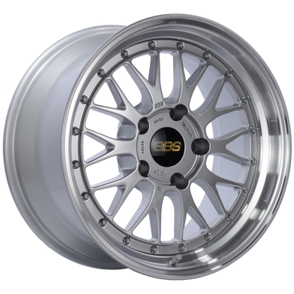 BBS LM 17x9 5x130 ET17 CB71.6 Diamond Silver Center Diamond Cut Lip Wheel BBS