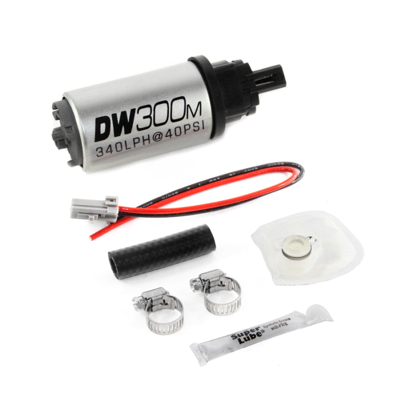 DeatschWerks 340 LPH Ford In-Tank Fuel Pump DW300M Series w/ 05-10 Mustang V6 / V8 Install Kit - eliteracefab.com